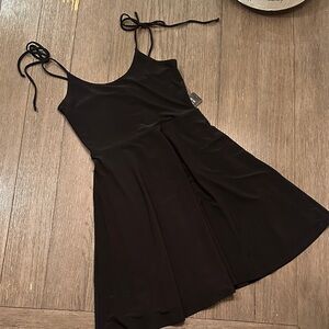 Express Black Tie Strap Dress